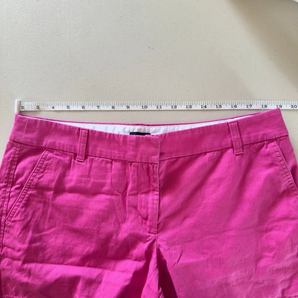 J.Crew Chino Shorts Womens 12 Pink Re-Imagined Cotton Casual Preppy Summer